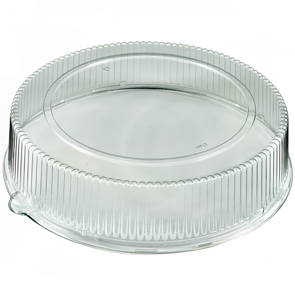 389-607763 18 4/5" Dome Lid for Trays - PET, Clear