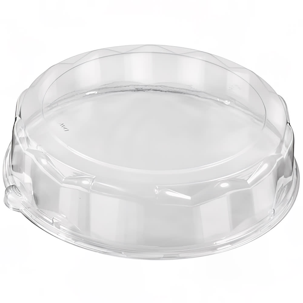 389-607767 16" Dome Lid for Trays - PET, Clear