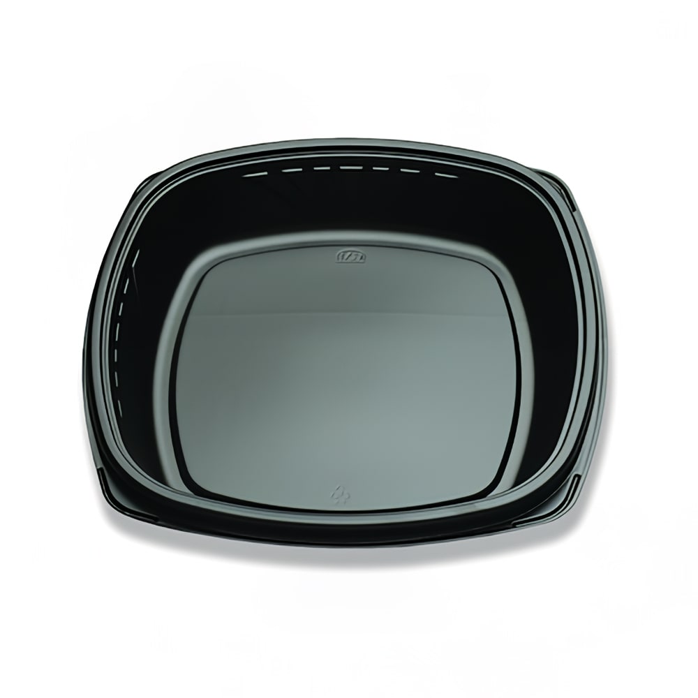 389-654515 12" Catering Tray - Polystyrene, Black