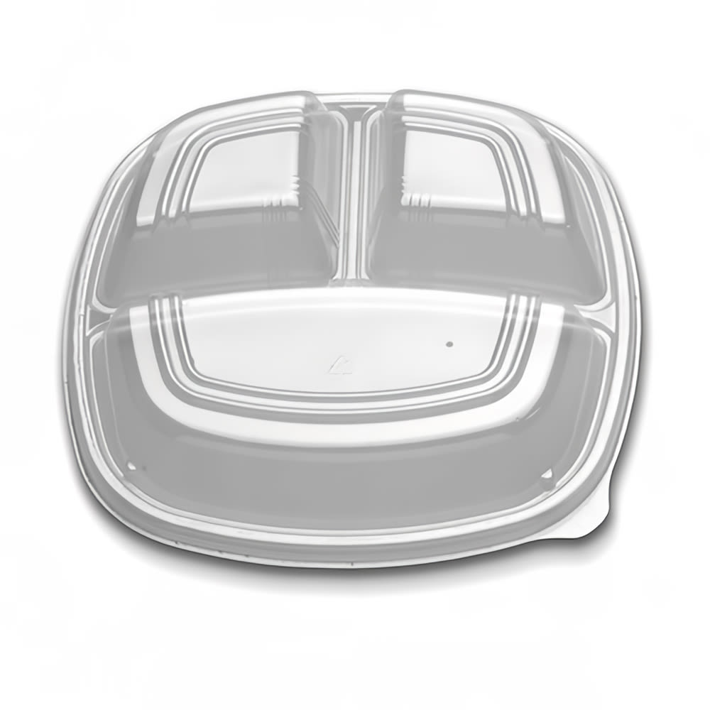 389-652629 10" Dome Lid - Polystyrene, Clear