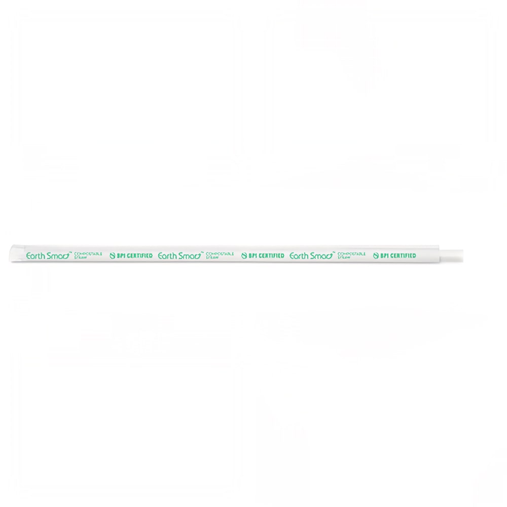 389-740129 8 1/2" Wrapped Giant Straws -  Clear