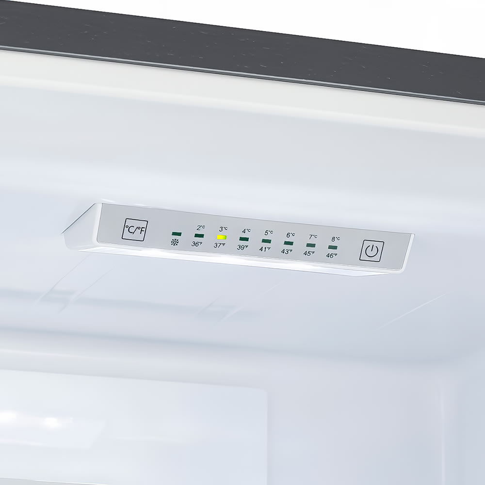 Summit FFBF235PLLHD 10.8 cu ft Compact Refrigerator & Freezer Gray, 115v