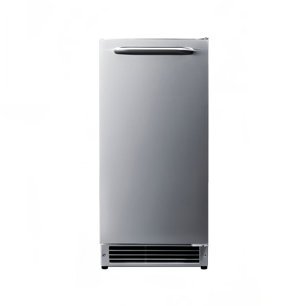 162-BIM26H32 15"W Crescent Cube Undercounter Ice Machine - 25 lbs/day, Air Cooled, No Drain...