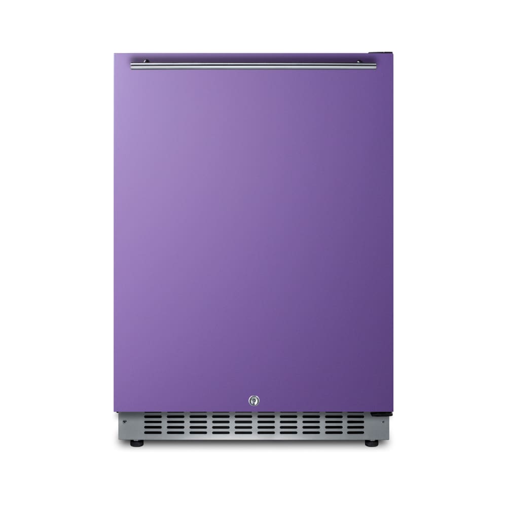 162-AL54P 23 5/8" W Undercounter Refrigerator w/ (1) Section & (1) Solid Door - Lavender...