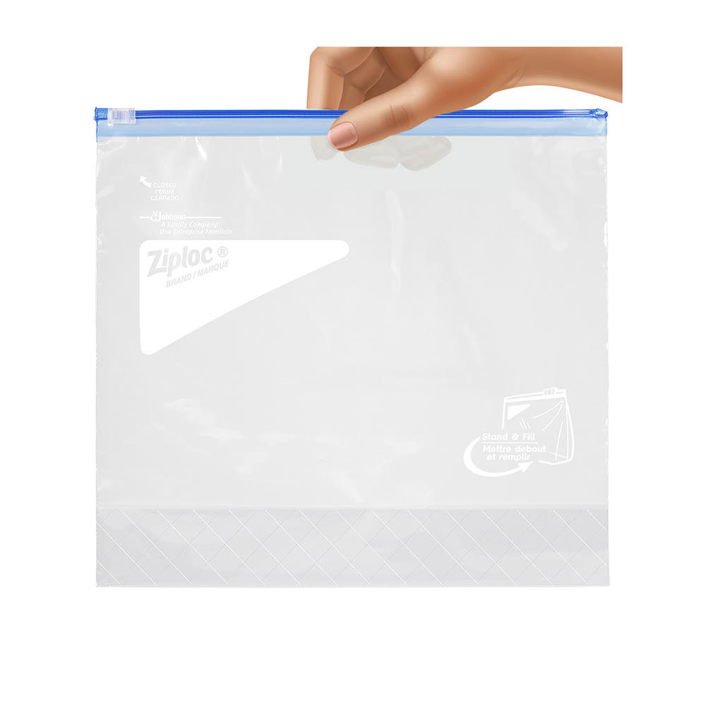 日本最級 SC Johnson 02313 Ziploc Slide Seal Top Freezer Bag - 10 9/16 小物