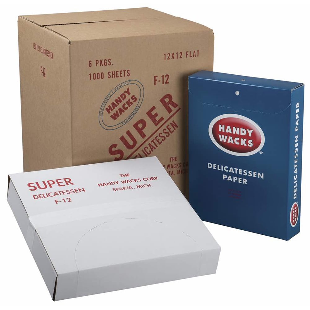 240-394653 Deli Paper - 9" x 12", Dry Wax, White