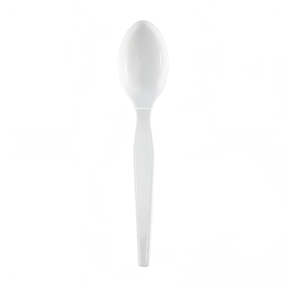 Dixie TH217 6" Heavy Weight Disposable Teaspoon Polystyrene, White