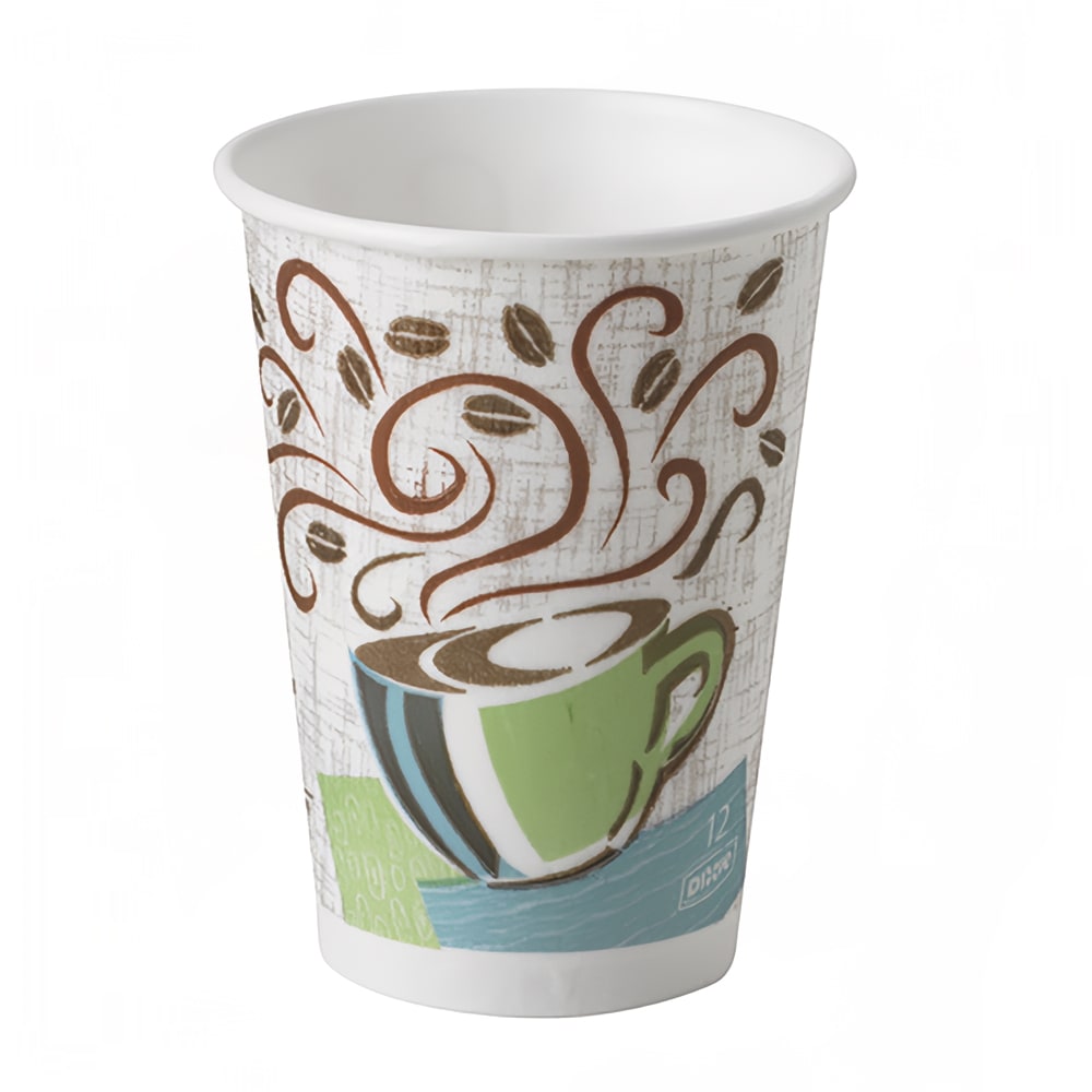 326-725144 PerfecTouch® 12 oz Disposable Hot Cup - Paper, Printed