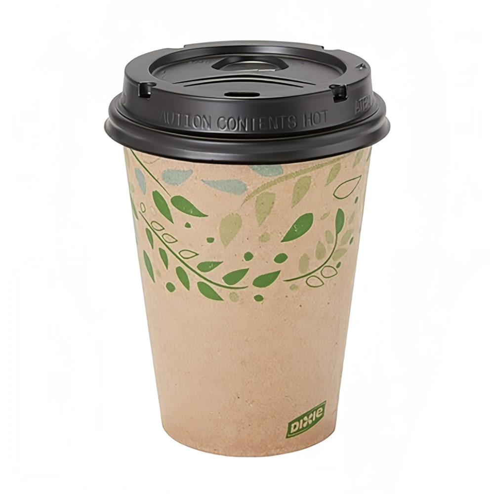 Dixie 2342R ecosmart® 12 oz Disposable Hot Cup Paper, Printed