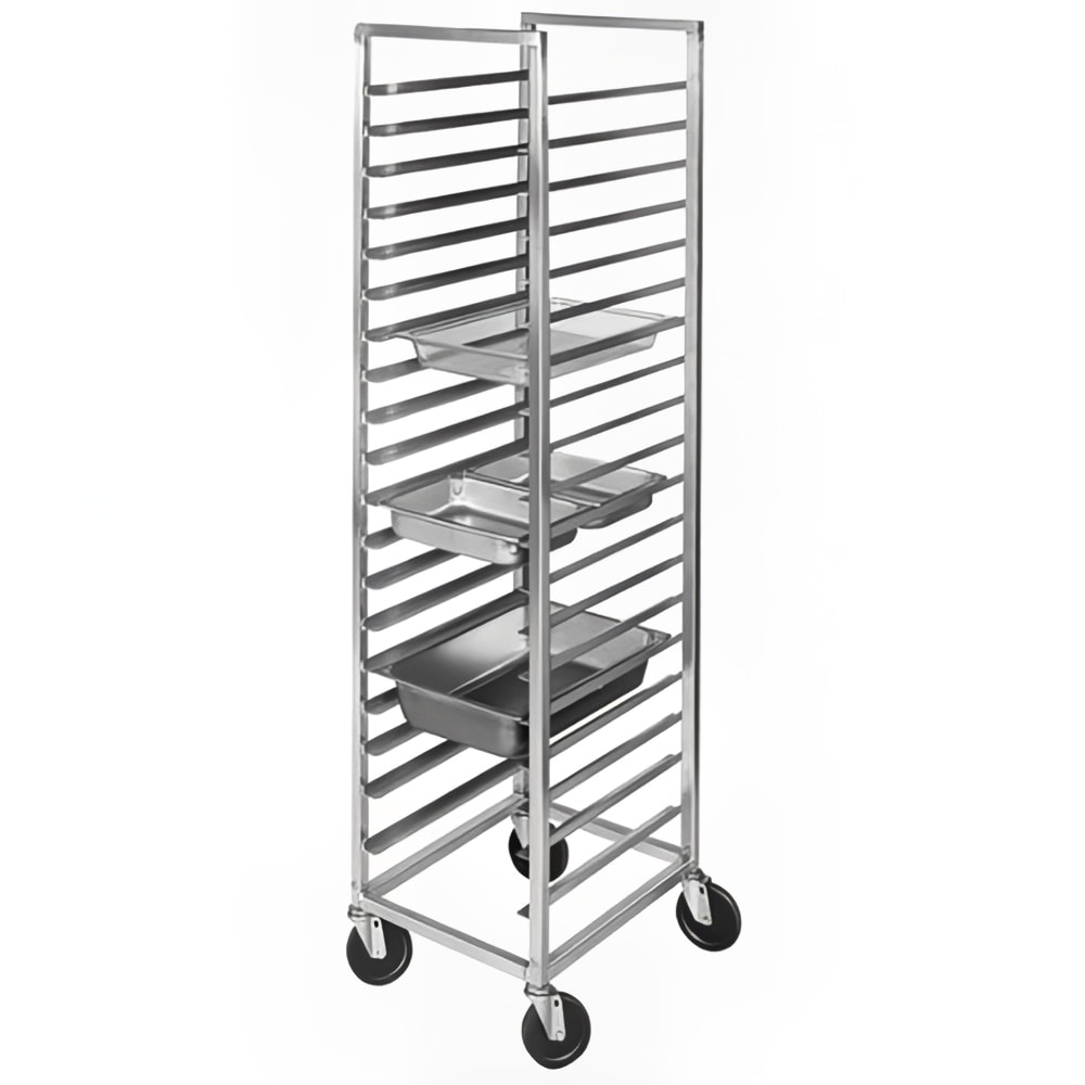 148-ETPR3E6 16 1/2"W 19 Steam Table Pan Rack w/ 3" End Load Slides