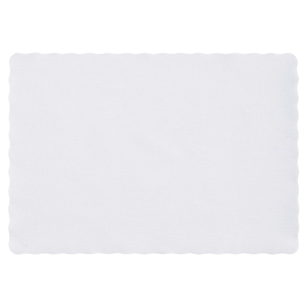 363-399506 Placemat - 13 1/2" x 9 1/2", Paper, White
