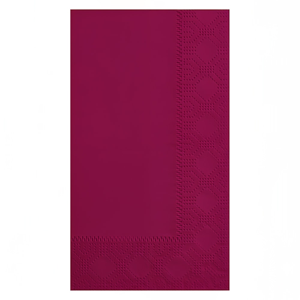 363-560157 1/8 Fold Dinner Napkins - 2 ply, Burgundy