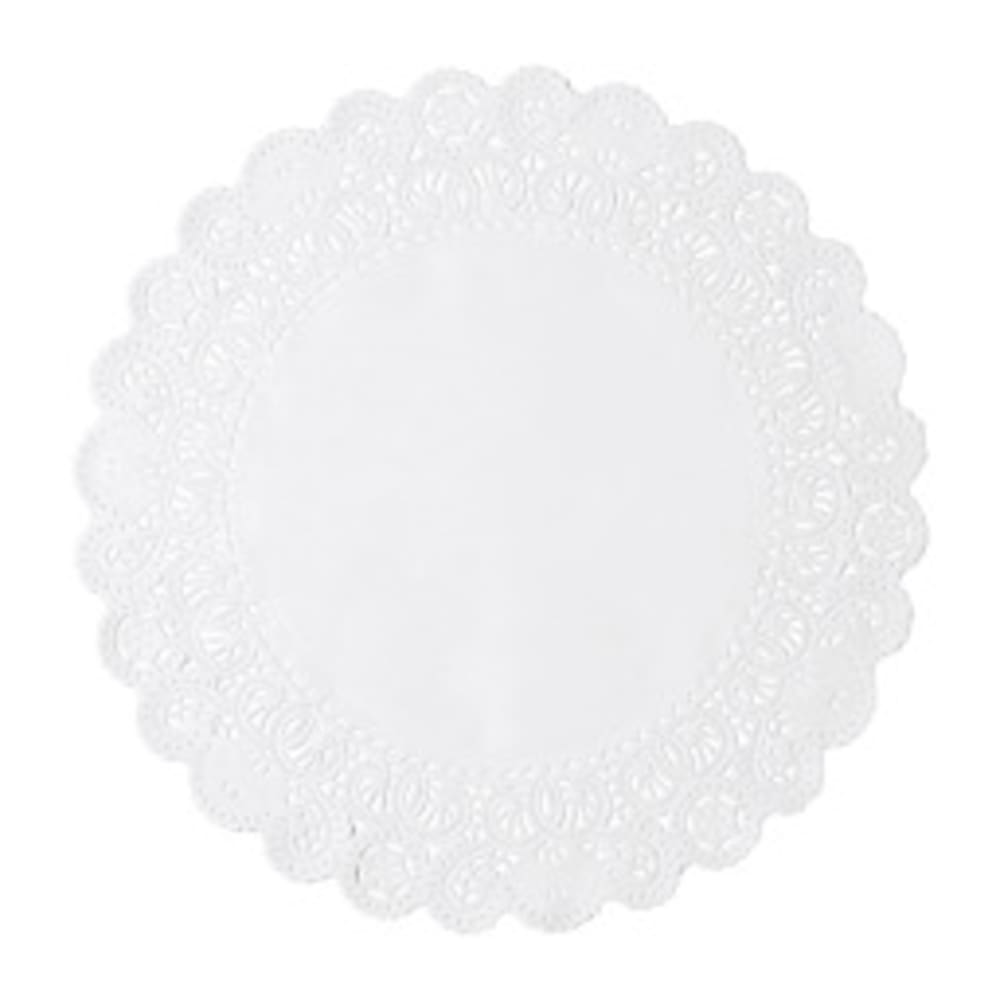 Hoffmaster 500535 12" French Lace Doily - Paper, White