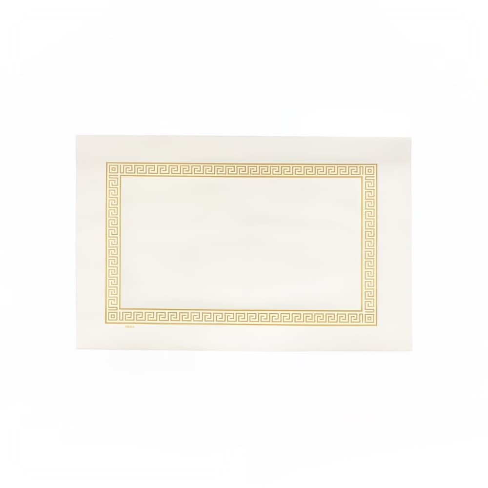 Hoffmaster 304-005 Lapaco Placemat - 13 1/2" x 9", Paper, White