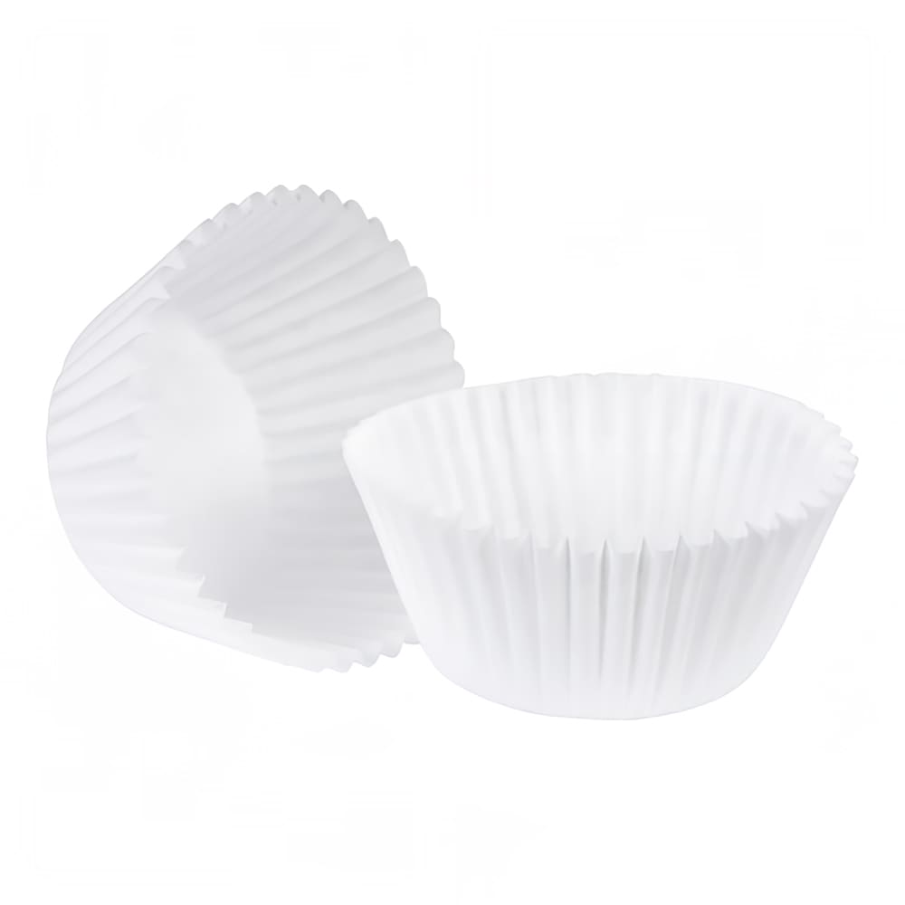Hoffmaster 602-450187 Lapaco Baking Cup - 1 7/8" x 1 5/16", Paper, white