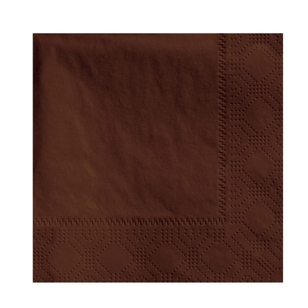 Hoffmaster 180354 1/4 Fold Beverage Napkins - 2 ply, Chocolate Brown