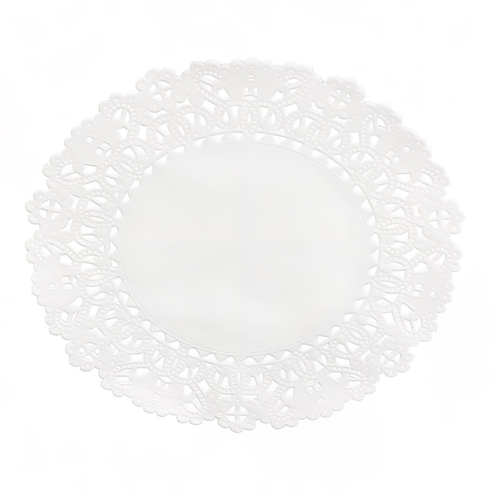 Hoffmaster 102-105 Lapaco 5" Normandy Lace Doily - Paper, White