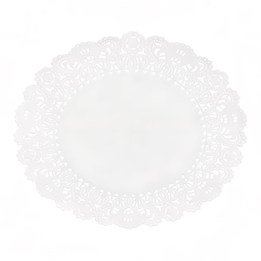 Hoffmaster 102-406 Lapaco 6" Normandy Lace Doily - Paper, White