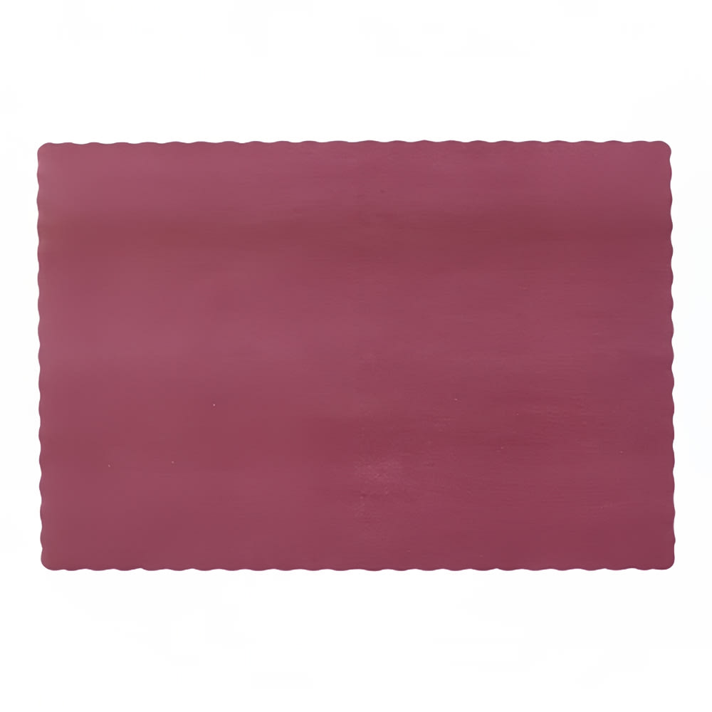 Hoffmaster 314-202 Lapaco Placemat - 13 1/4" x 9 3/8", Paper, Burgundy