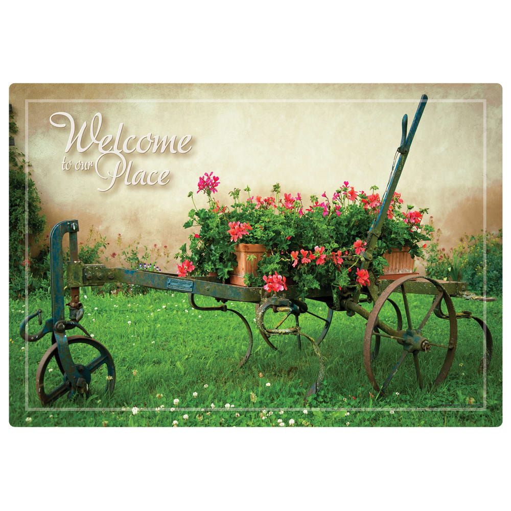 363-632532 Placemat - 14" x 10", Paper, Welcome to Our Place
