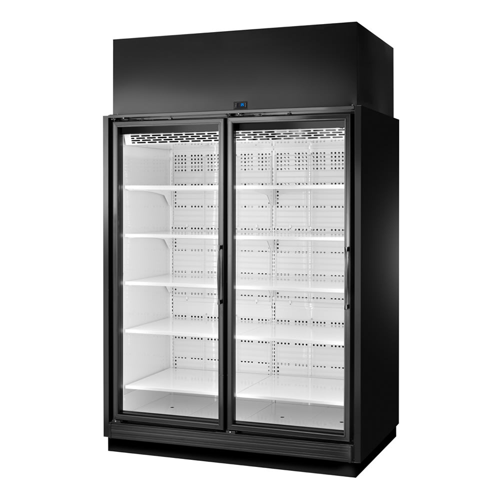598-TRM2MBW1BLLNN4 67 1/2" Two Section Supermarket Display Refrigerator, (2) Left Hinge Door...