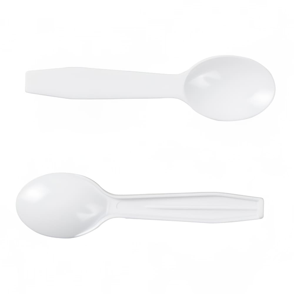 AmerCareRoyal RTS3000 3" Light Weight Disposable Taster Spoon Polystyrene, White