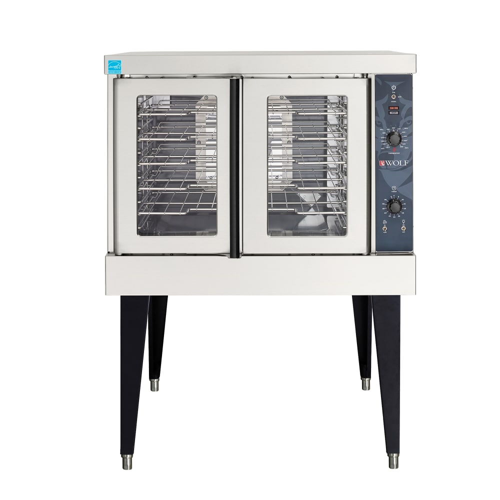 Wolf WC4ED Single Full Size Electric Convection Oven - 12 1/2 kW, 208v/1ph