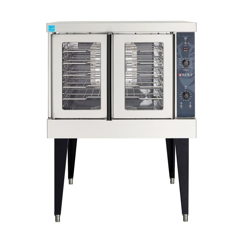 Wolf WC4ED Single Full Size Electric Convection Oven - 12 1/2 kW, 208v/3ph
