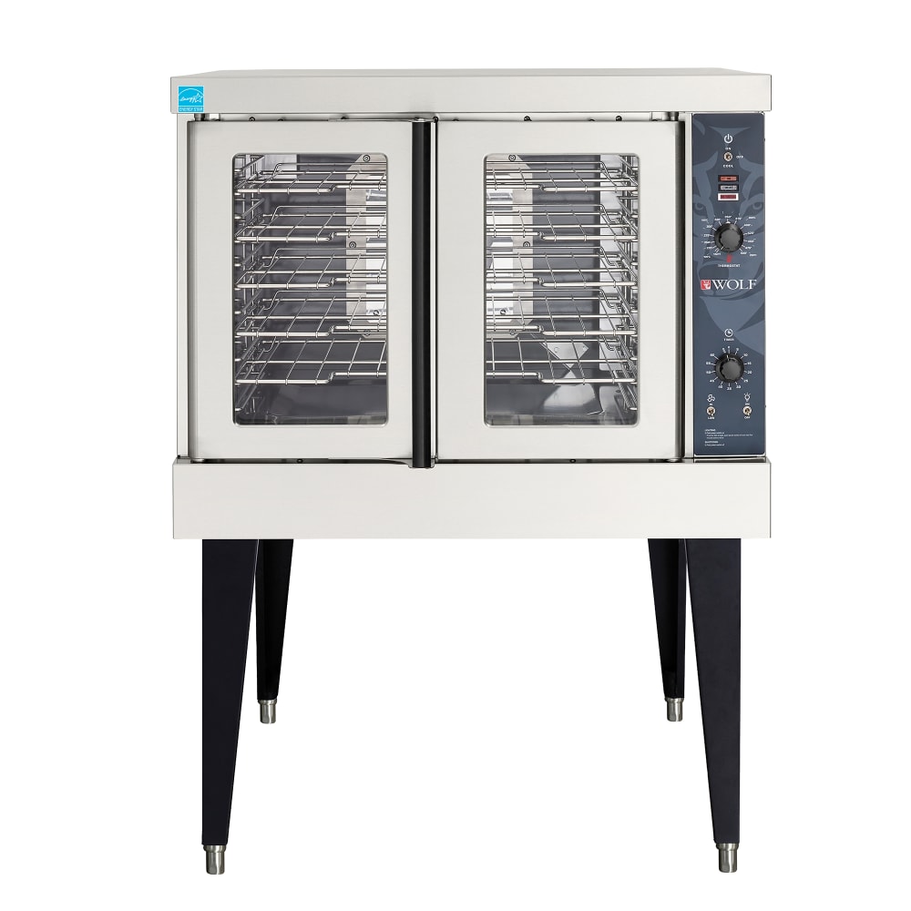 Wolf WC4GD Single Full Size Natural Gas Convection Oven - 50,000 BTU