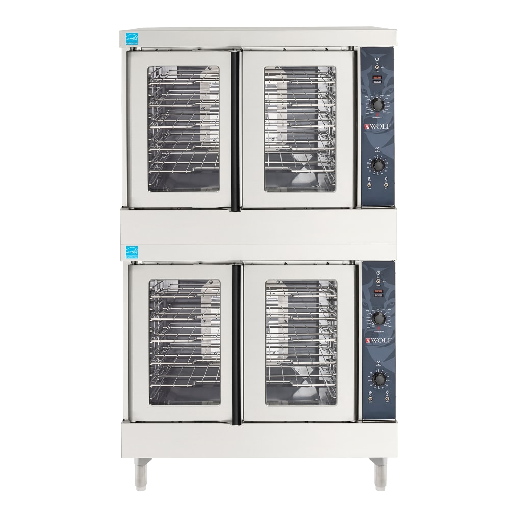 Wolf WC44ED Double Full Size Electric Convection Oven - 25kW, 240v/1ph