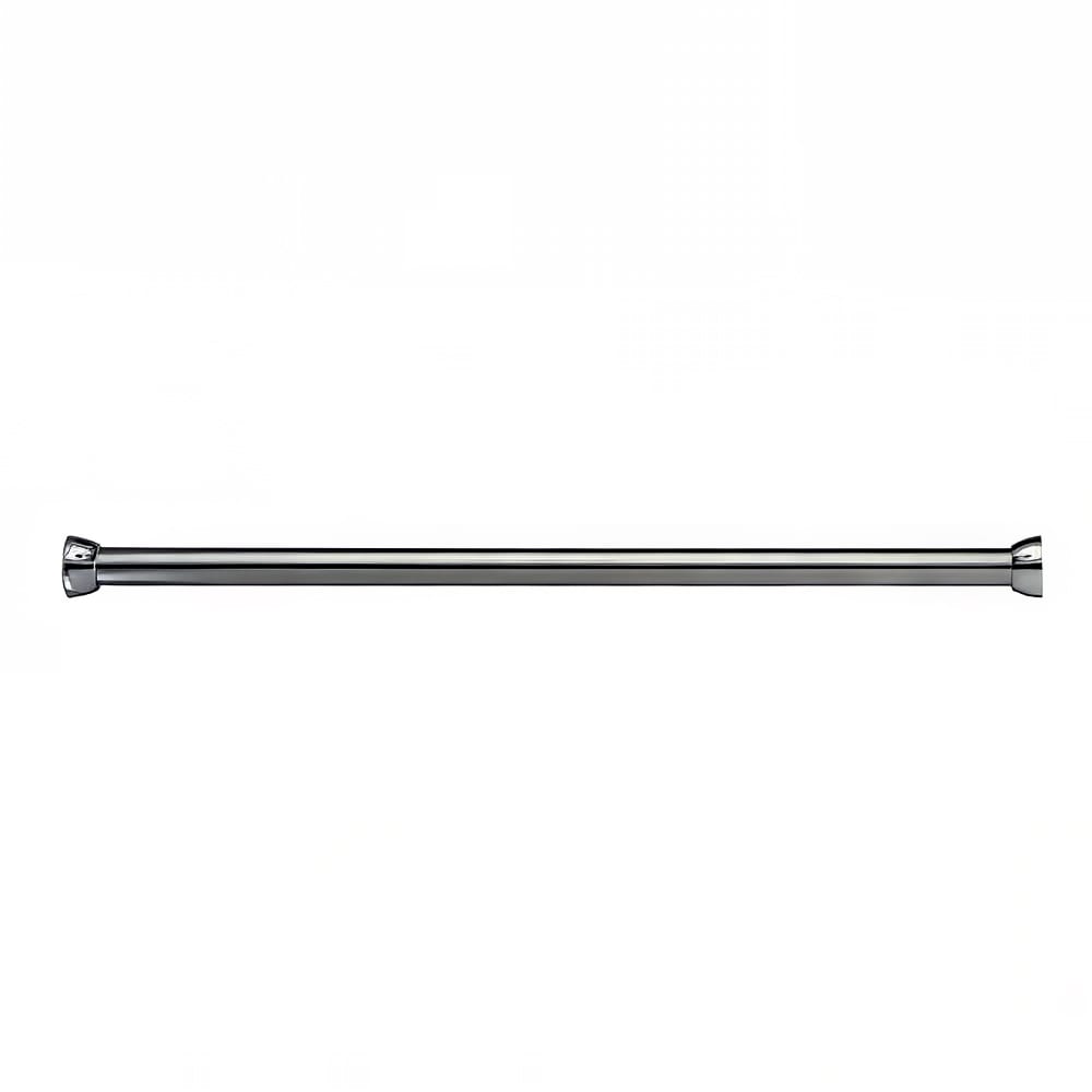 016-B207X36 36" Heavy-Duty Shower Curtain Rod w/ Concealed Mounting - Stainless Steel w/ Sat...
