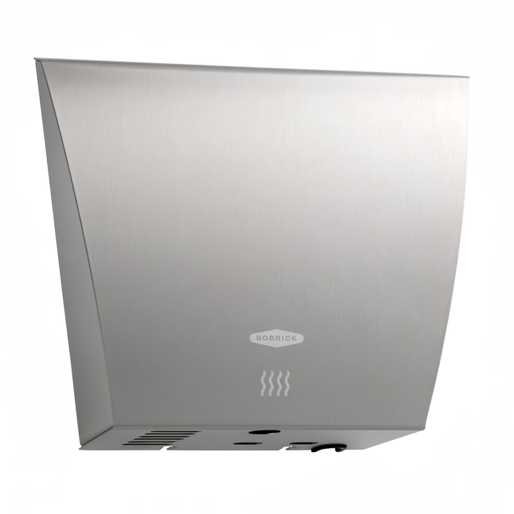 Bobrick B-7125 Automatic Hand Dryer w/ 12 Second Dry Time - Stainless Steel, 110-120v
