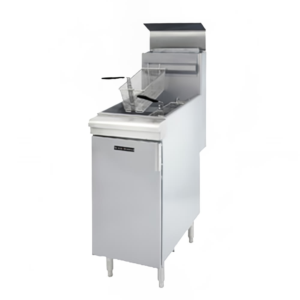 693-BDGF120NG Gas Fryer - (1) 50 lb Vat, Floor Model, Natural Gas