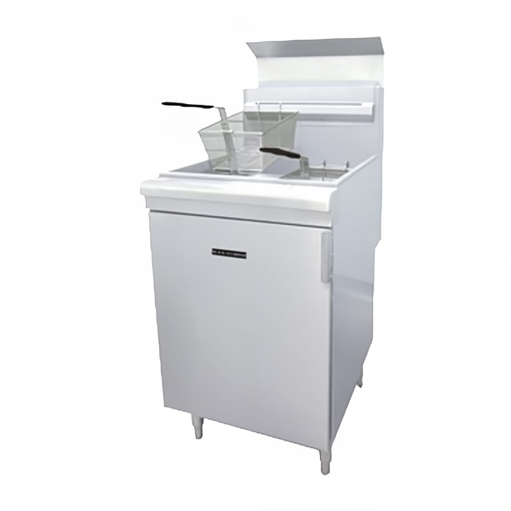 693-BDGF150NG Gas Fryer - (1) 70 lb Vat, Floor Model, Natural Gas