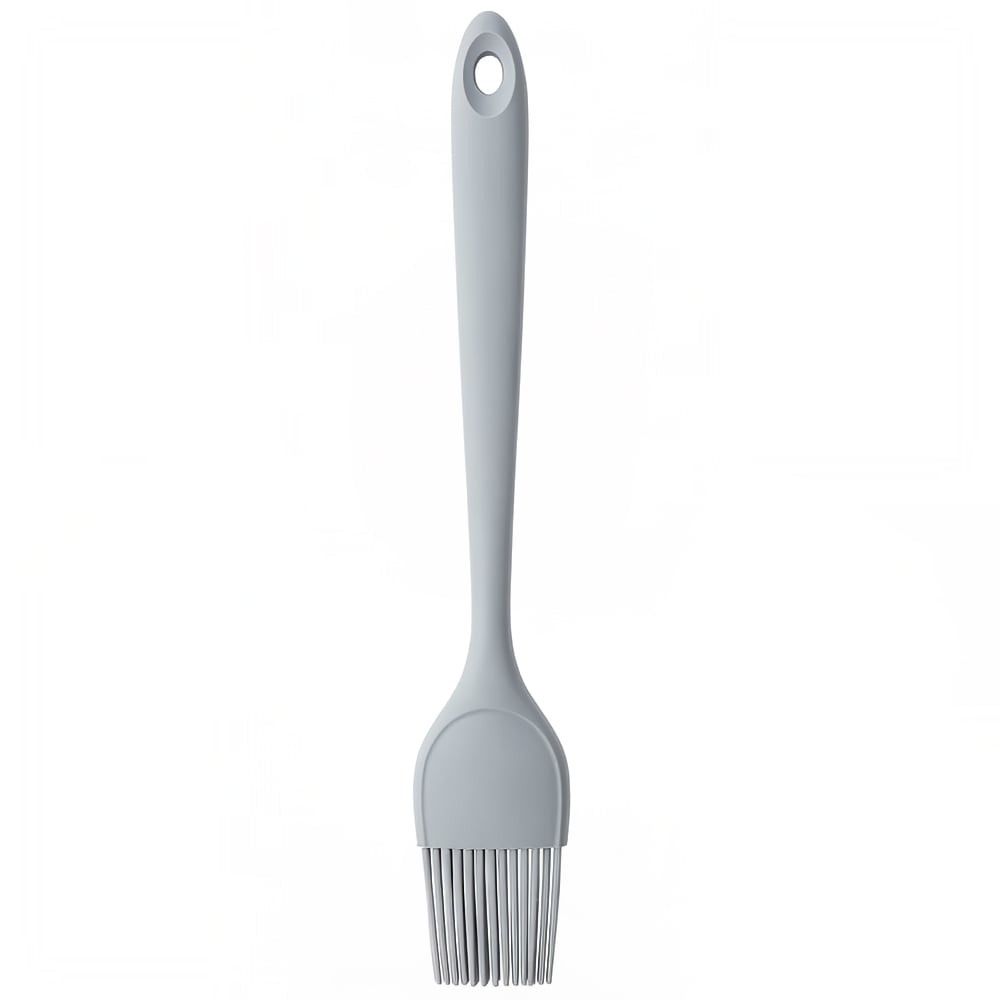 229-11842 10 3/4" Basting Brush - Silicone, Gray