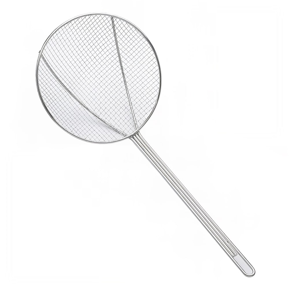 158-1307T 7" Round Square Mesh Skimmer w/ Long Hooked Handle
