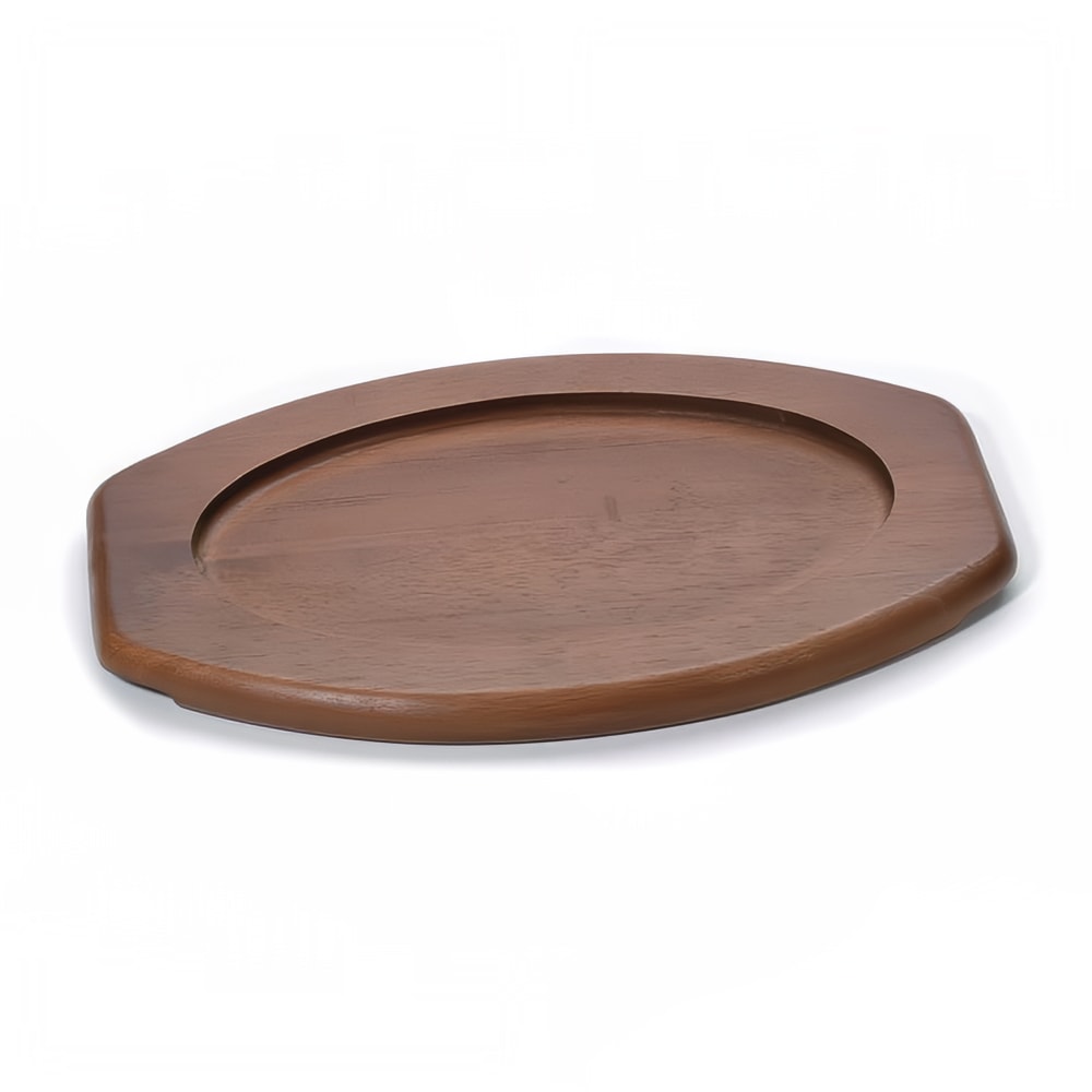158-61 Wood Underliner, 8 3/10 x 12 in, Oval, Kiln-Dried Hardwood