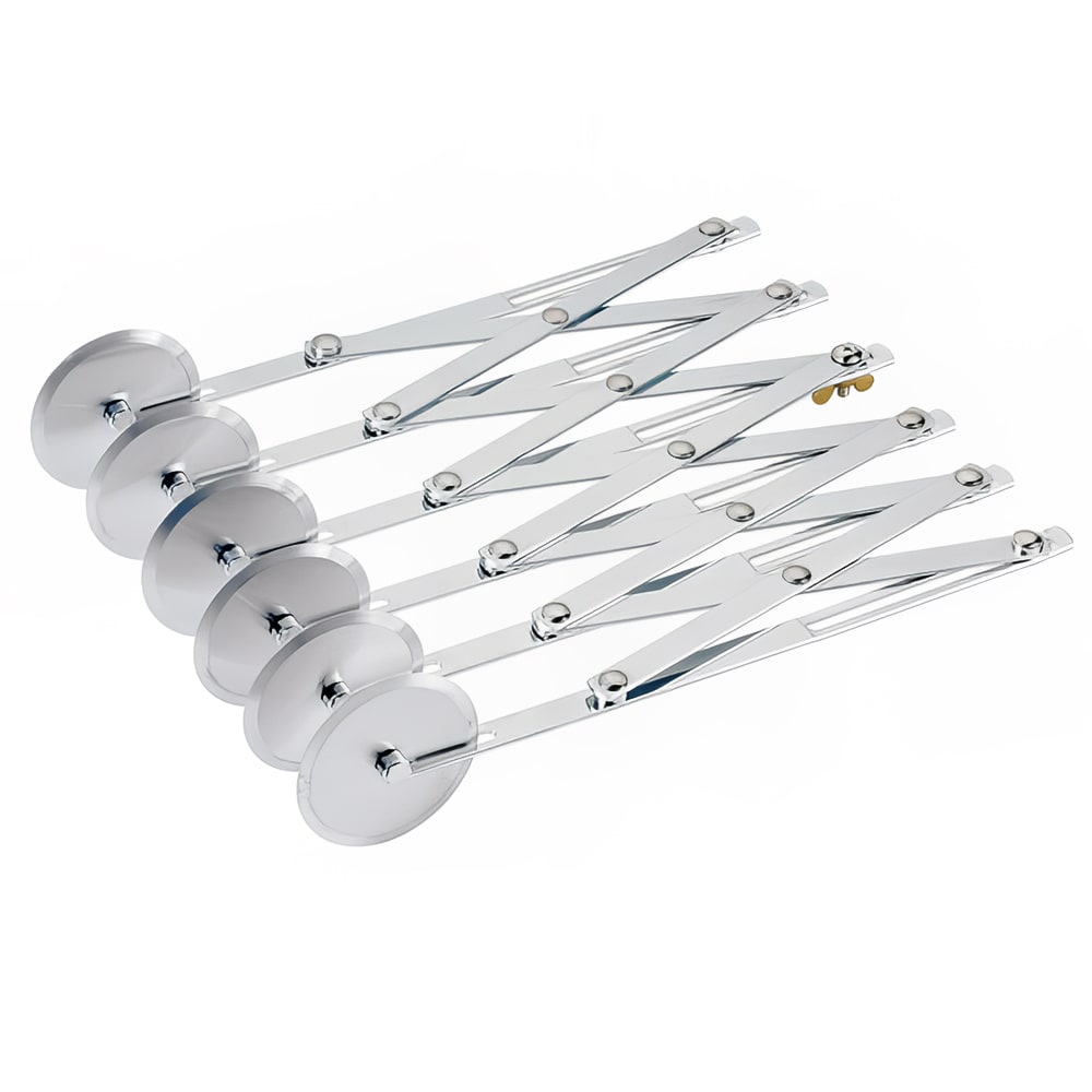 158-2226 Dough Cutter, 2 1/8"D Wheels, Six Wheels, Stainless Steel