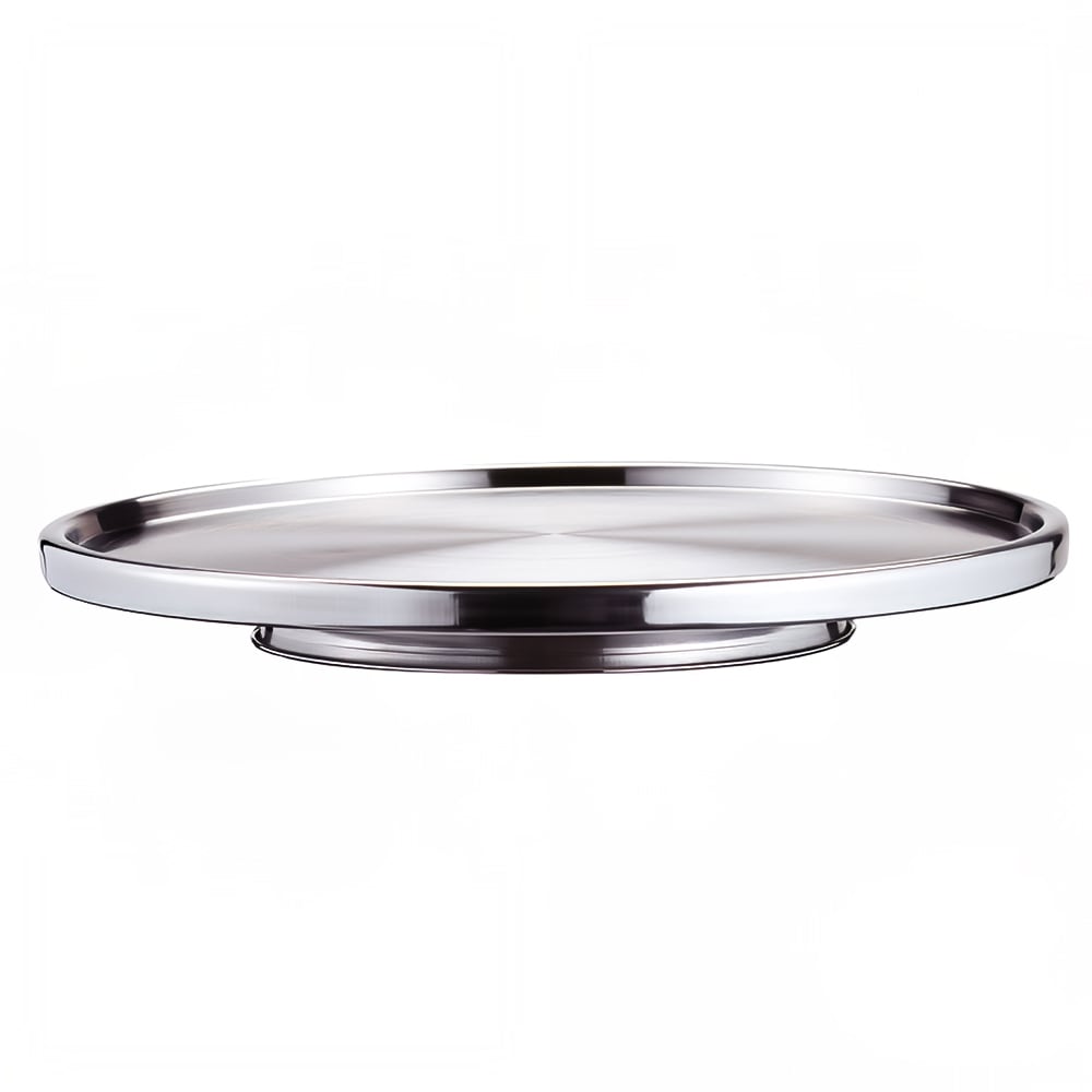 158-57124 12" Stainless Steel Cake Stand