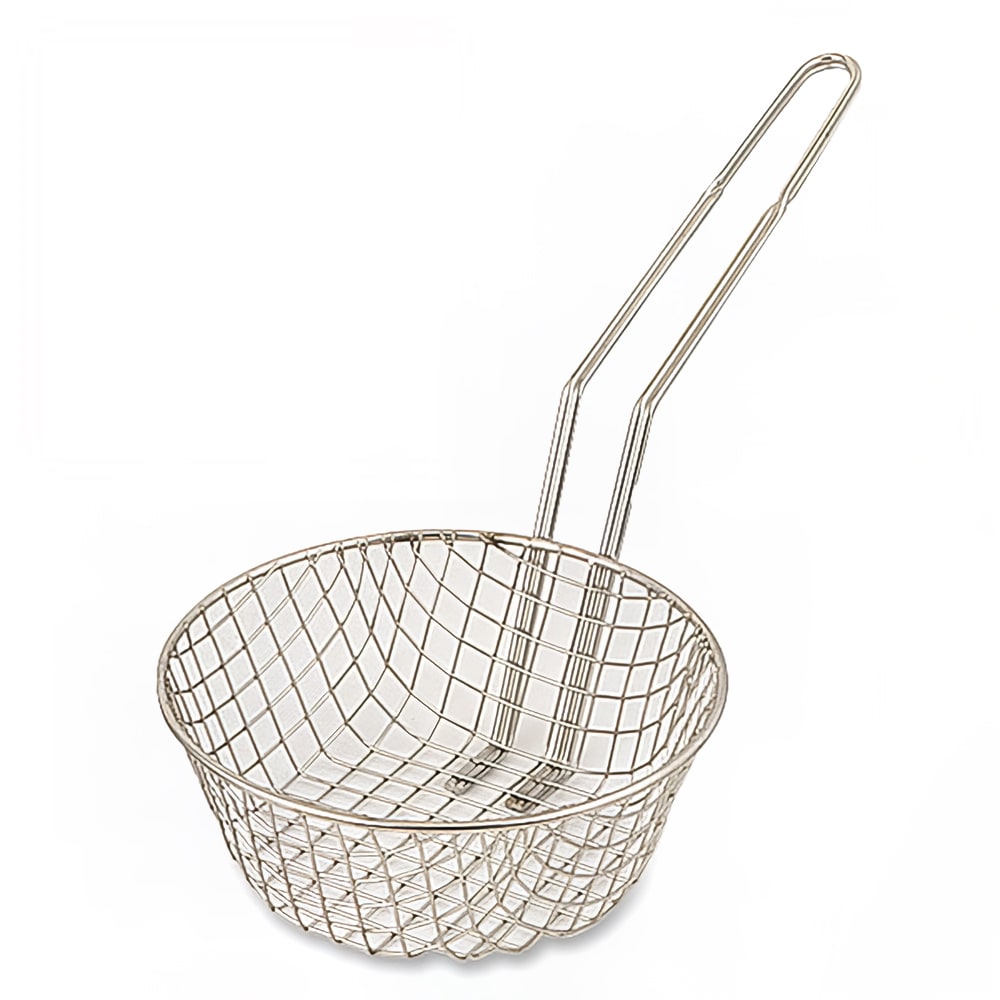 158-79734 10" Round Culinary Basket w/ 1/2" Coarse Mesh