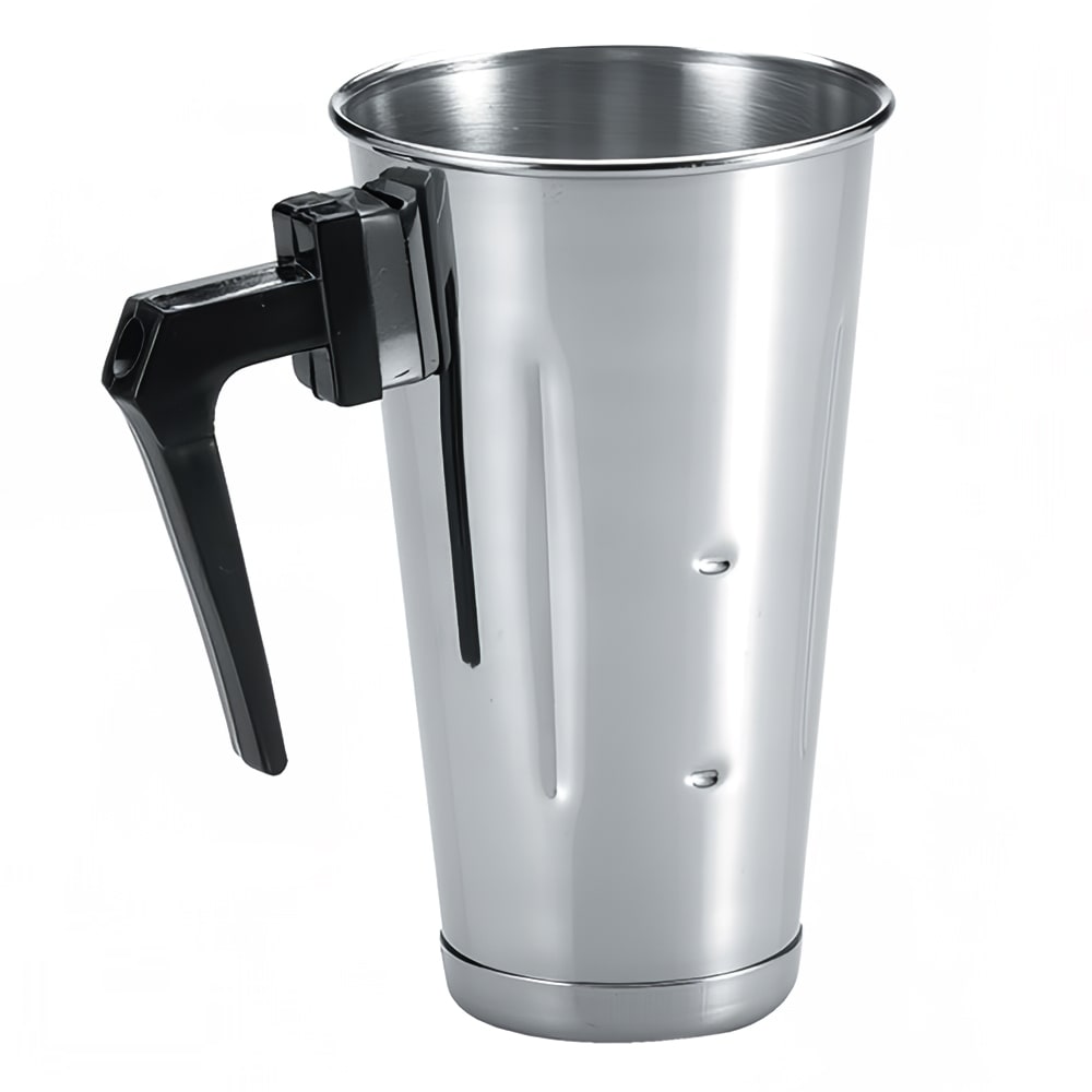 158-57512 Malt Cup, 32 oz, with Handle, Stainless Steel
