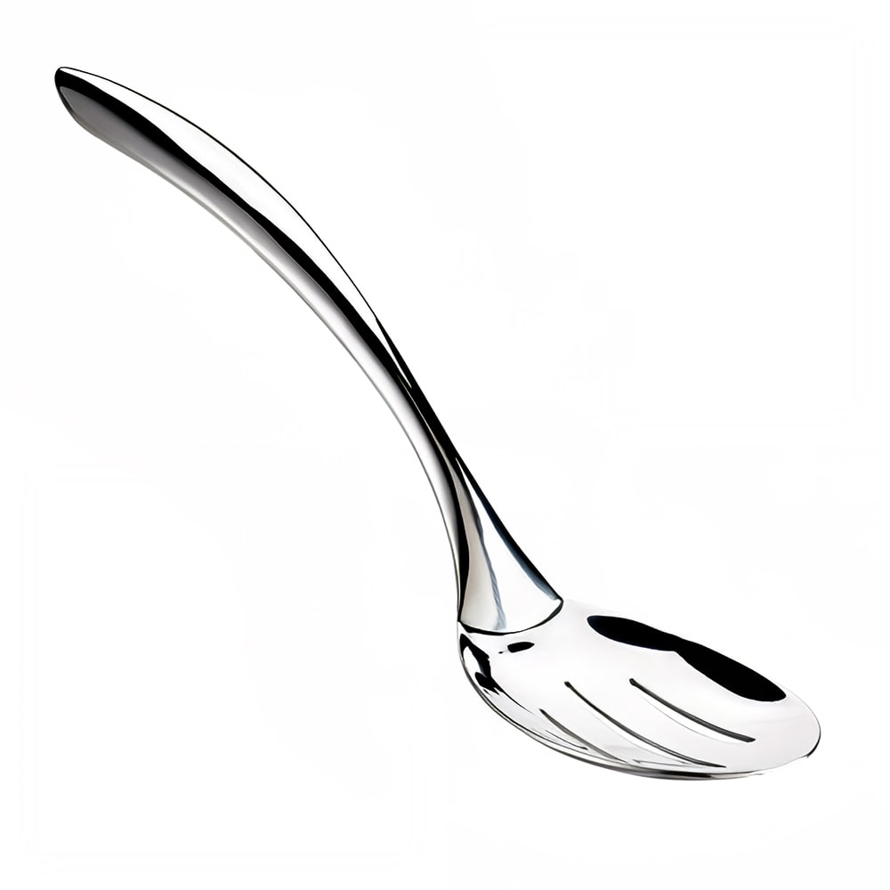 158-573181 Eclipse Serving Spoon, 10 in, Slotted, Ergonomic, 18/8 Stainless Steel