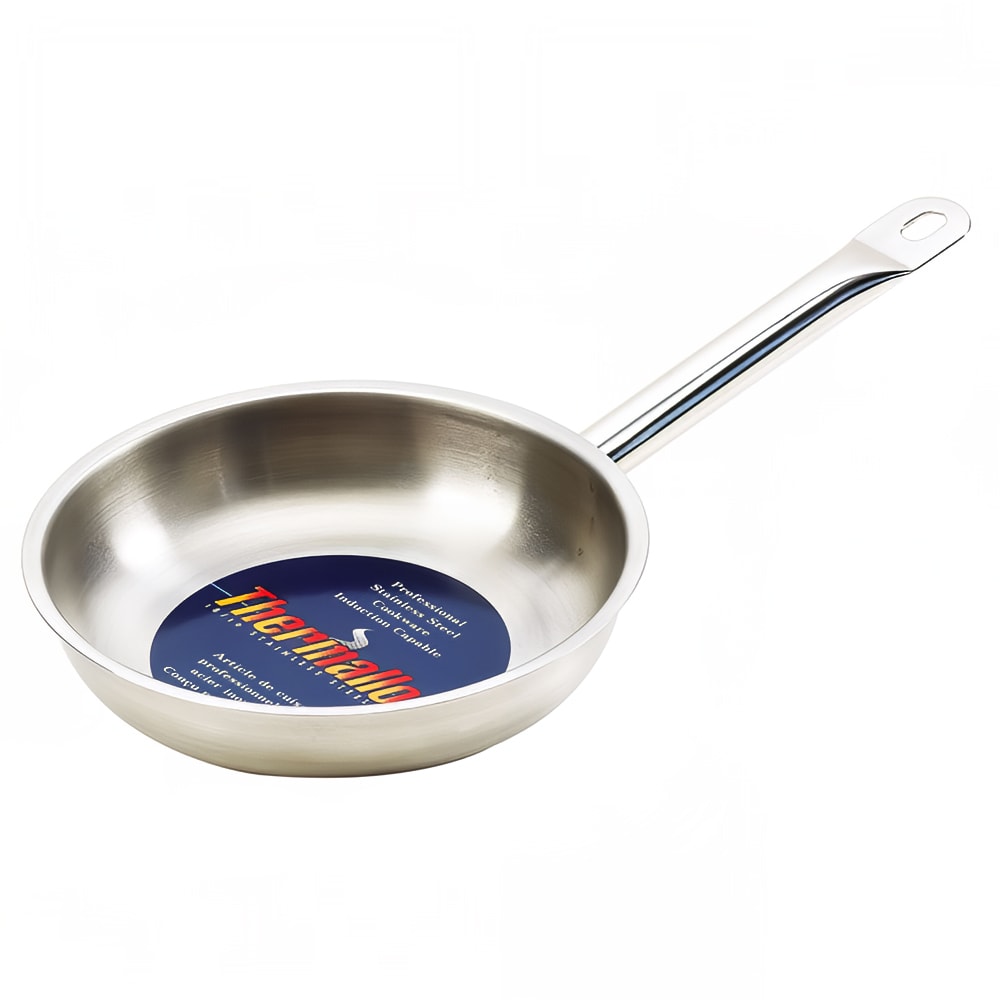 158-573770 8" Stainless Steel Frying Pan w/ Hollow Metal Handle