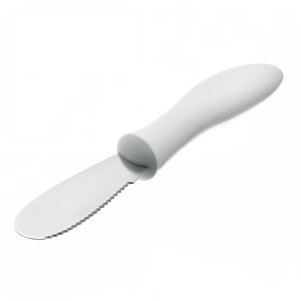 158-574362 Serrated Butter Spreader, w/3 1/2" x 1 3/10" Blade