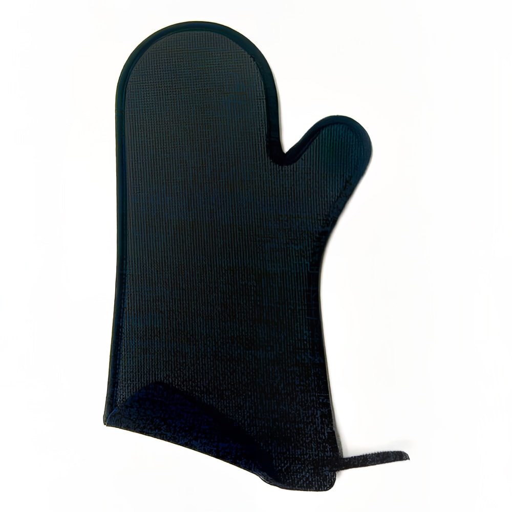 158-5432202 10 3/4" KitchenGrips® Conventional Oven Mitt - FLXaPrene™, Black