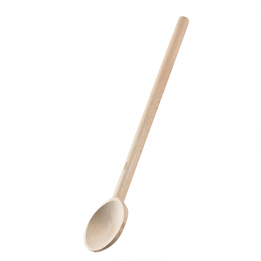 158-744568 Wood Spoon, 18 in, Heavy Duty, Alpine Beechwood w/ Wax Finish