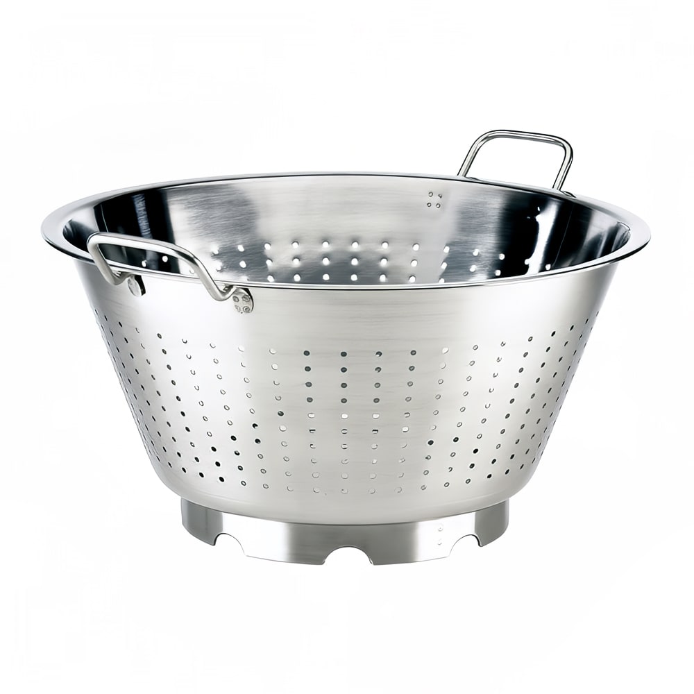 158-575952 16 qt European Colander w/ 16 1/2" Bowl Diameter, Stainless