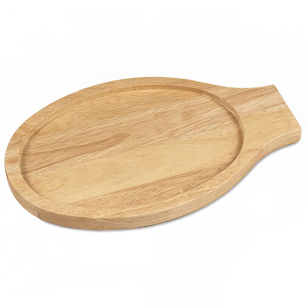 158-BG78U Serving Trivet, 12 1/2 x 7 3/4 in, Wood, Oval