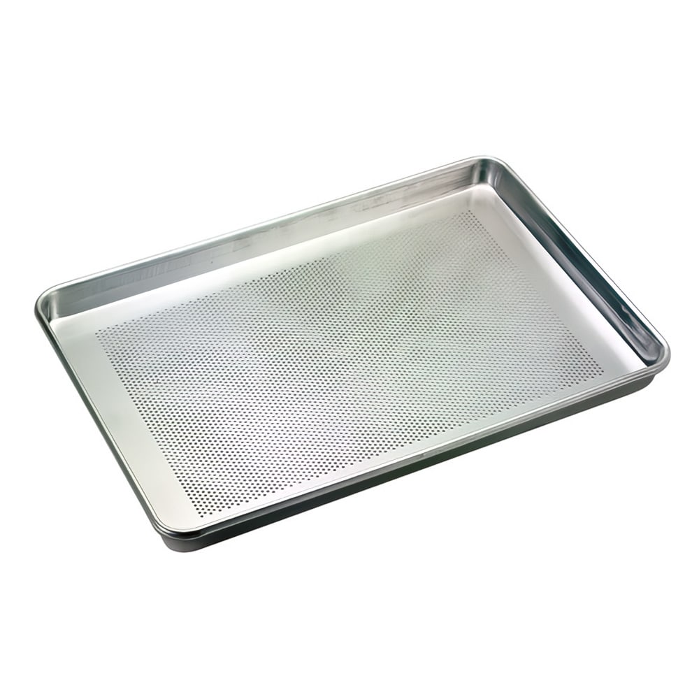 158-BP182612P 1/2 Half Size Bun / Sheet Pan - 18" x 13" x 1", 18 gauge Aluminum, P...