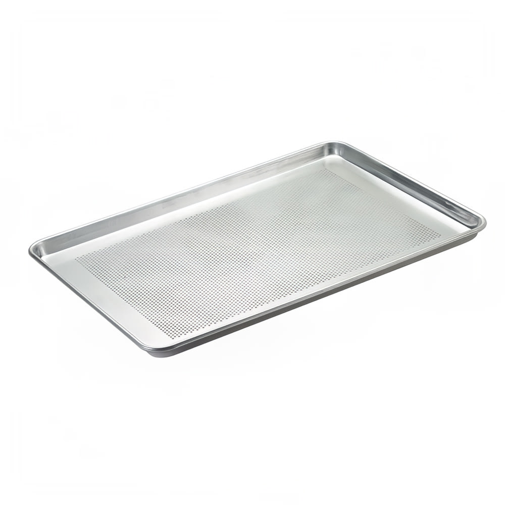 158-BP182640P 1/1 Full Size Bun / Sheet Pan - 26" x 18" x 1", 18 gauge Aluminum, P...